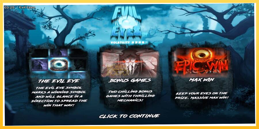 Игровой аппарат Evil Eyes - игра на реальные деньги, картинка 1