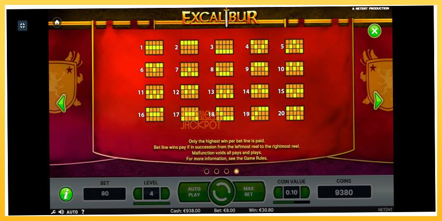 Игровой аппарат Excalibur - игра на реальные деньги, картинка 9