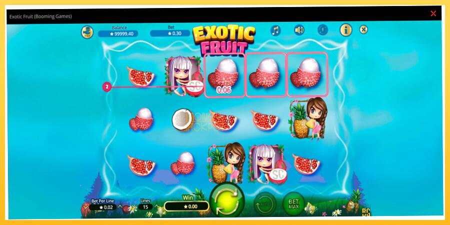 Игровой аппарат Exotic Fruit - игра на реальные деньги, картинка 2