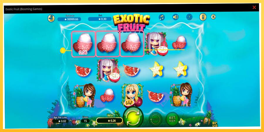 Игровой аппарат Exotic Fruit - игра на реальные деньги, картинка 4