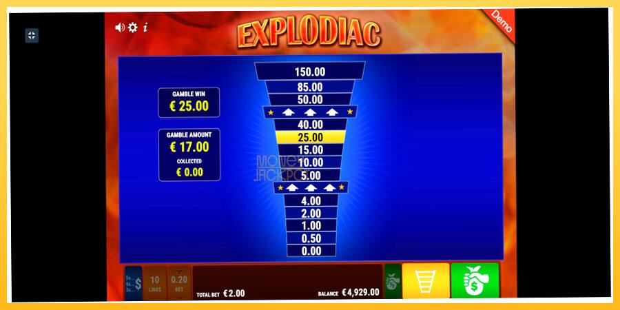 Игровой аппарат Explodiac - игра на реальные деньги, картинка 6