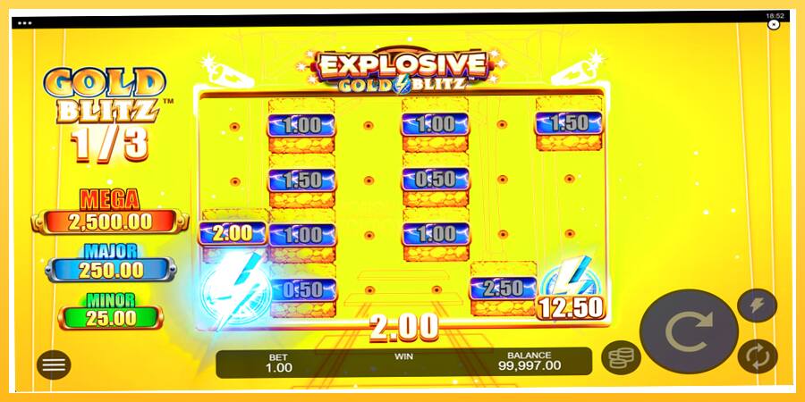 Игровой аппарат Explosive Gold Blitz - игра на реальные деньги, картинка 3