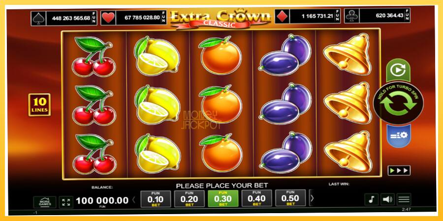 Игровой аппарат Extra Crown Classic - игра на реальные деньги, картинка 1