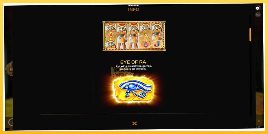 Игровой аппарат Eyes of Ra - игра на реальные деньги, картинка 5