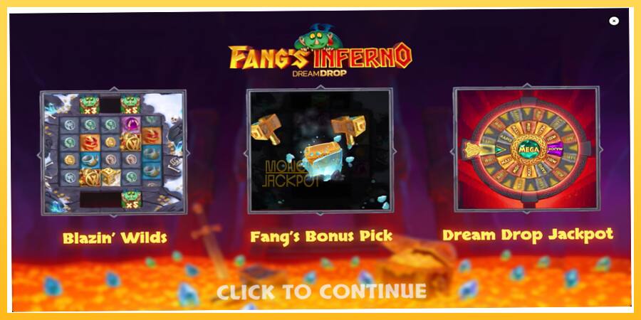 Игровой аппарат Fangs Inferno Dream Drop - игра на реальные деньги, картинка 1