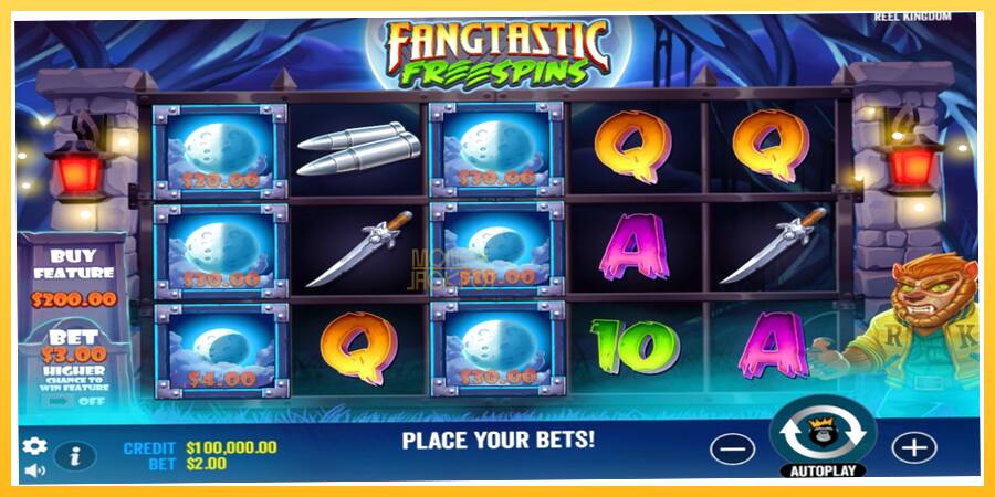 Игровой аппарат Fangtastic Freespins - игра на реальные деньги, картинка 2