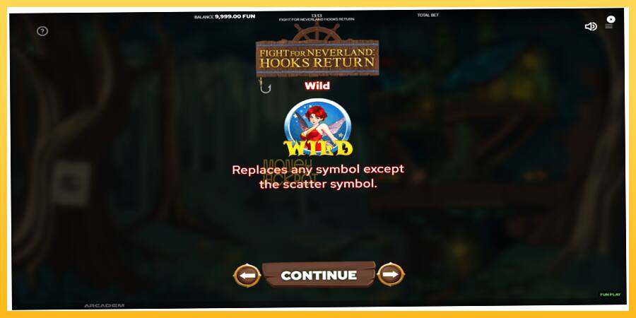 Игровой аппарат Fight for Neverland: Hooks Return - игра на реальные деньги, картинка 1