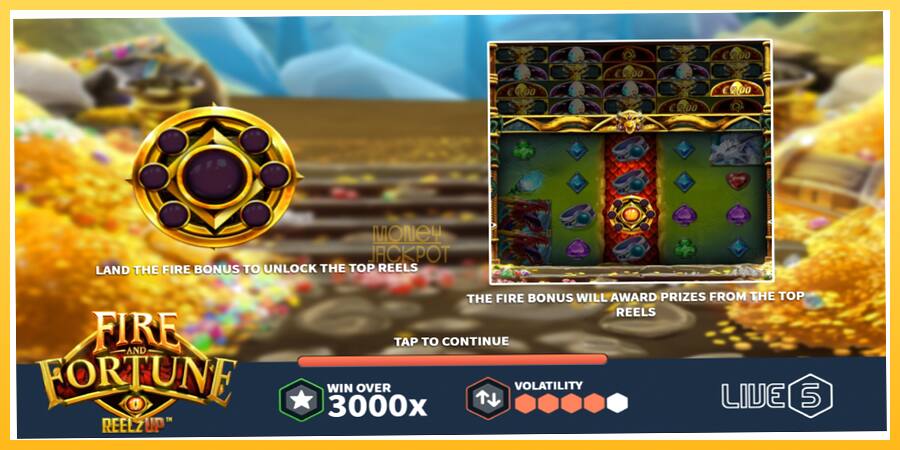 Игровой аппарат Fire and Fortune ReelzUp - игра на реальные деньги, картинка 1