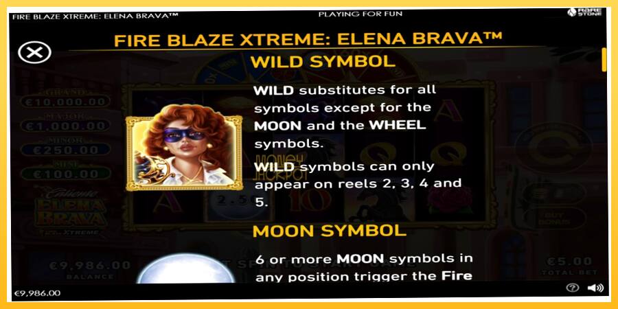 Игровой аппарат Fire Blaze Extreme: Elena Brava - игра на реальные деньги, картинка 4