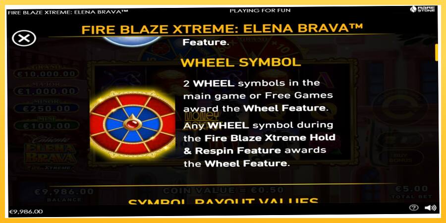 Игровой аппарат Fire Blaze Extreme: Elena Brava - игра на реальные деньги, картинка 5