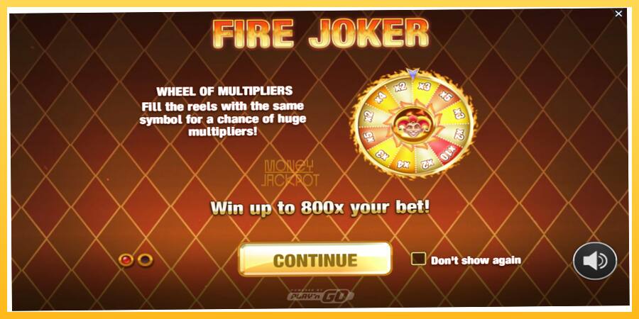 Игровой аппарат Fire Joker - игра на реальные деньги, картинка 1