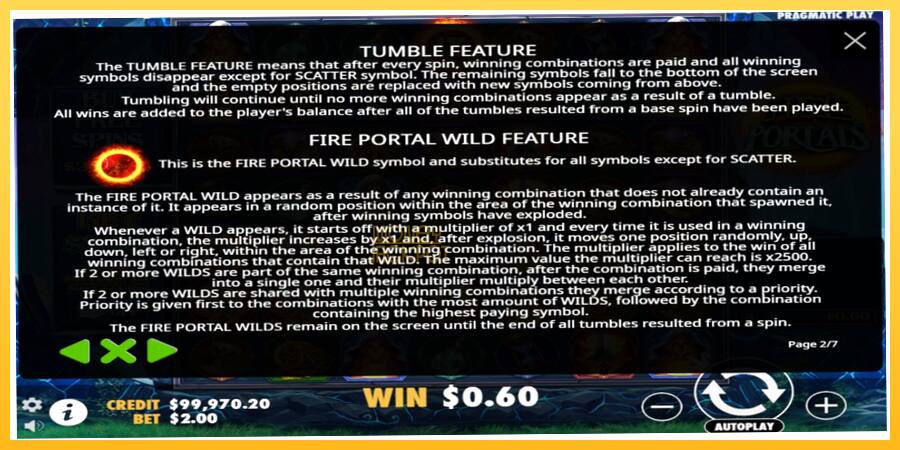 Игровой аппарат Fire Portals - игра на реальные деньги, картинка 4