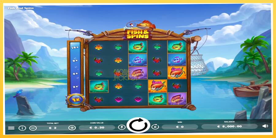 Игровой аппарат Fish & Spins - игра на реальные деньги, картинка 2