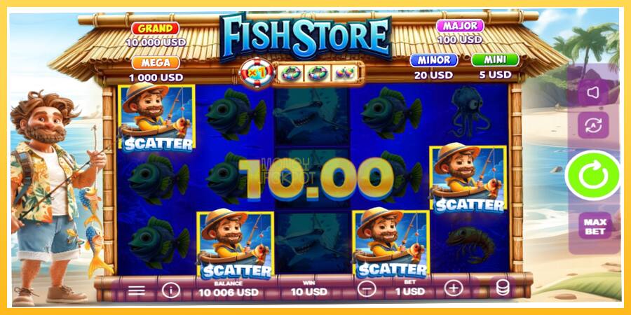 Игровой аппарат Fish Store - игра на реальные деньги, картинка 3