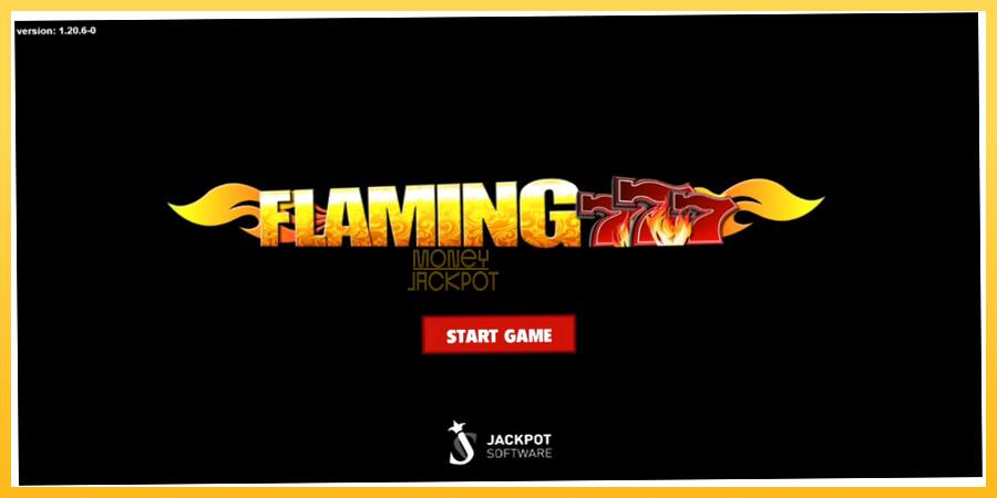 Игровой аппарат Flaming 777 - игра на реальные деньги, картинка 1