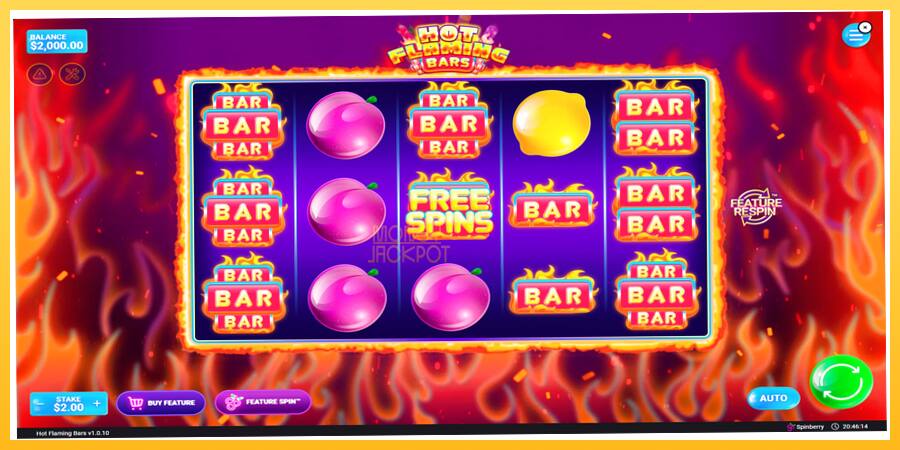 Игровой аппарат Flaming Bars - игра на реальные деньги, картинка 1