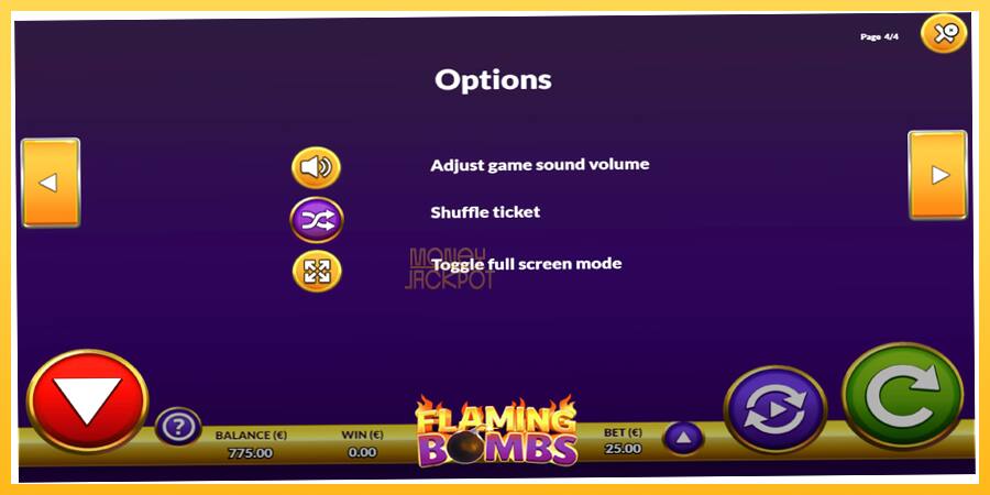 Игровой аппарат Flaming Bombs - игра на реальные деньги, картинка 7