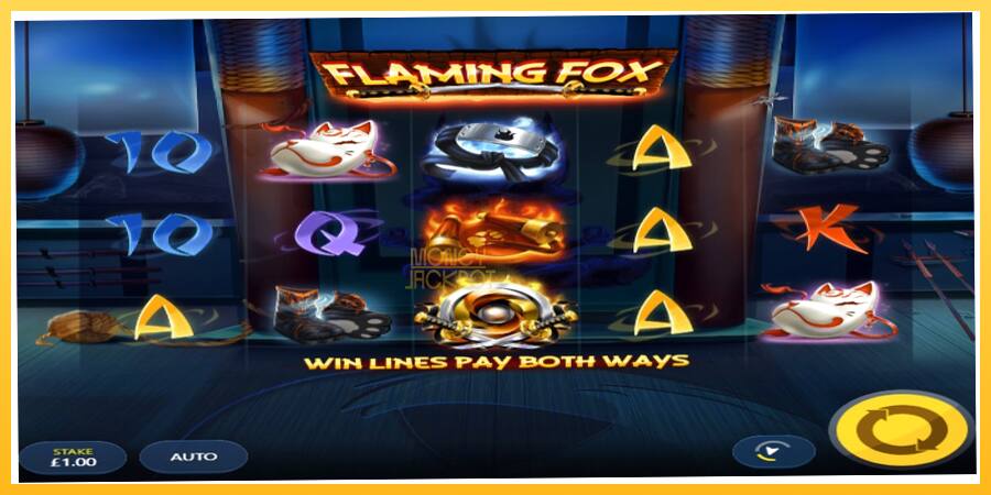 Игровой аппарат Flaming Fox - игра на реальные деньги, картинка 1