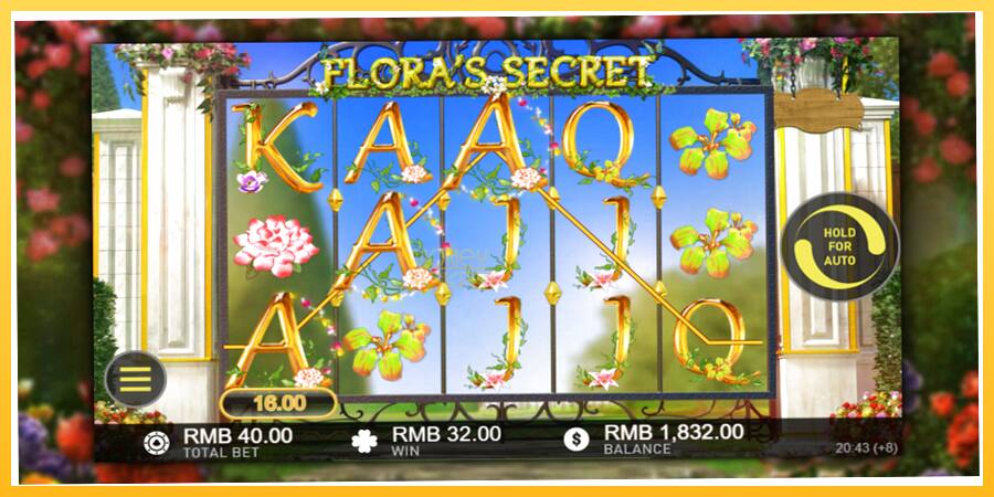 Игровой аппарат Floras Secret - игра на реальные деньги, картинка 3