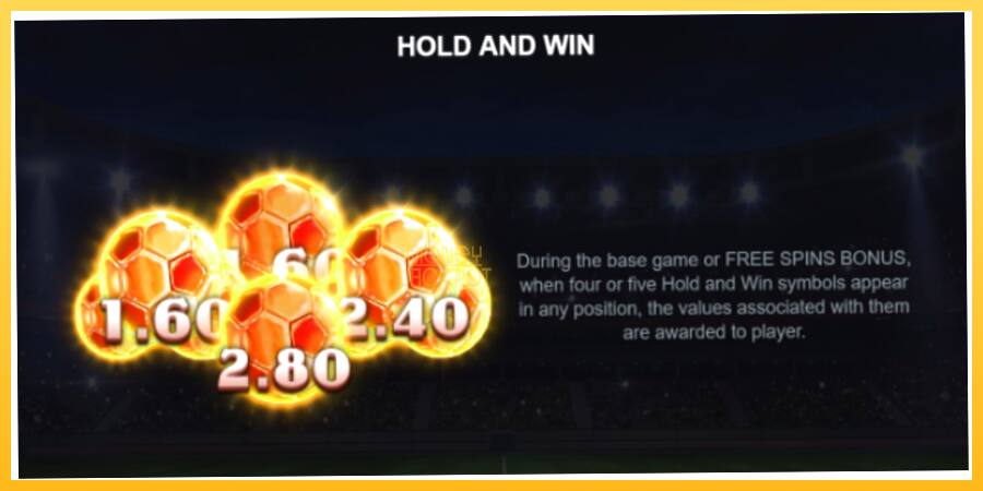 Игровой аппарат Football Blast Hold and Win - игра на реальные деньги, картинка 5