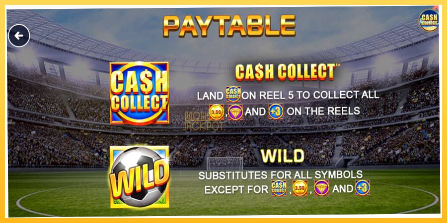 Игровой аппарат Football Cash Collect PowerPlay Jackpot - игра на реальные деньги, картинка 5