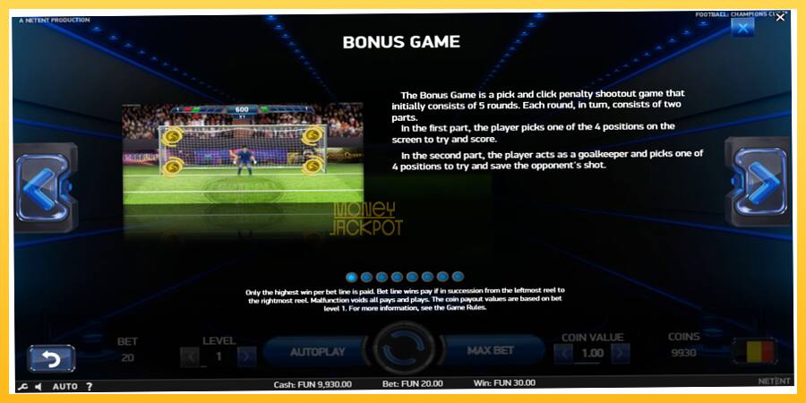 Игровой аппарат Football Champions Cup - игра на реальные деньги, картинка 5