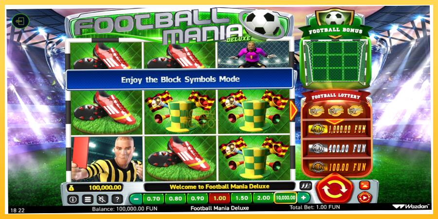 Игровой аппарат Football Mania Deluxe - игра на реальные деньги, картинка 2