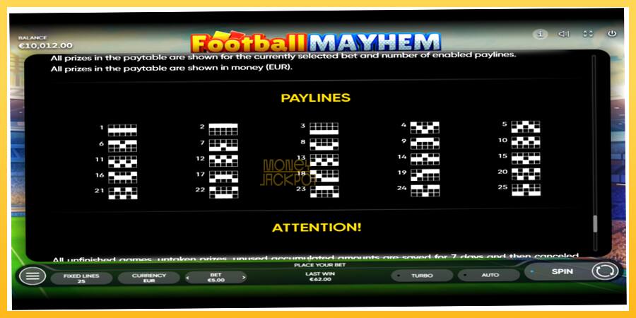 Игровой аппарат Football Mayhem - игра на реальные деньги, картинка 7