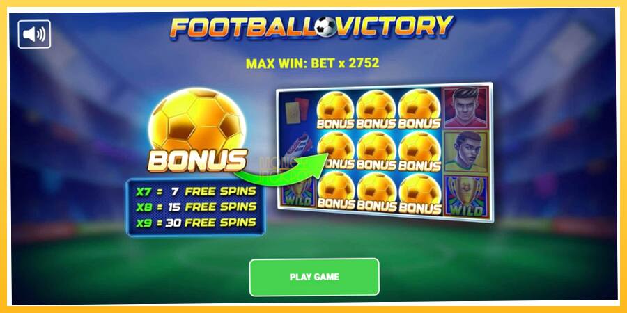 Игровой аппарат Football Victory - игра на реальные деньги, картинка 1