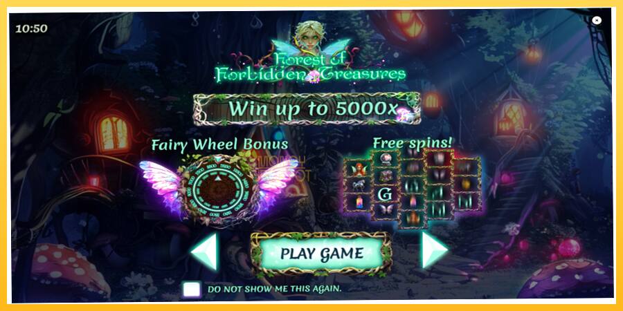 Игровой аппарат Forest of Forbidden Treasures - игра на реальные деньги, картинка 1