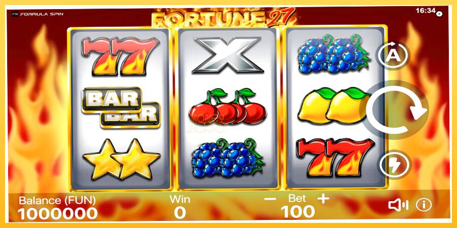 Игровой аппарат Fortune 27 - игра на реальные деньги, картинка 1