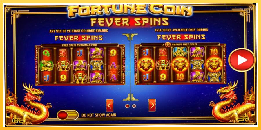 Игровой аппарат Fortune Coin Fever Spins - игра на реальные деньги, картинка 3