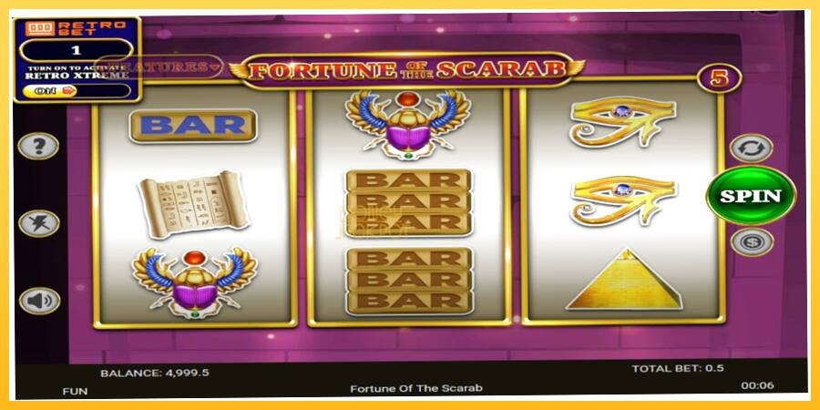 Игровой аппарат Fortune of the Scarab - игра на реальные деньги, картинка 2