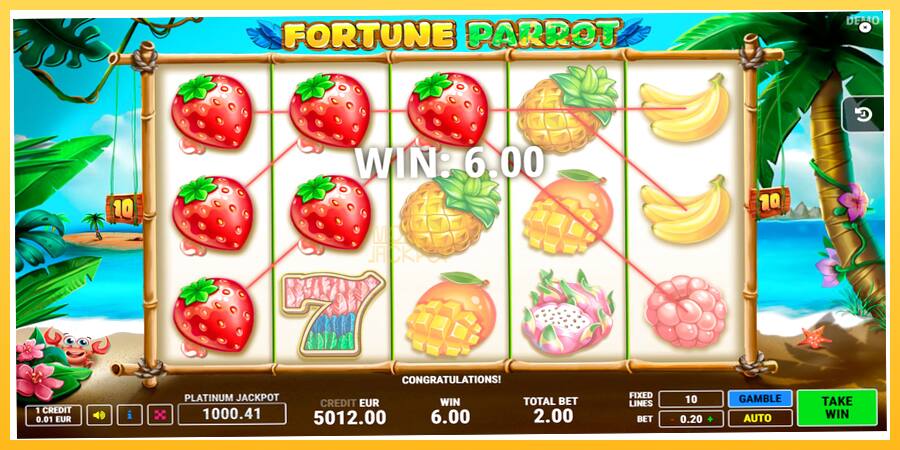 Игровой аппарат Fortune Parrot - игра на реальные деньги, картинка 3