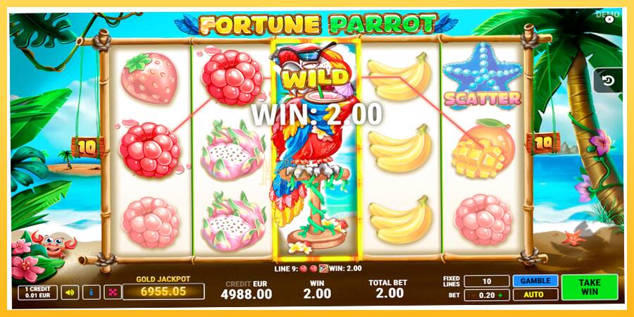 Игровой аппарат Fortune Parrot - игра на реальные деньги, картинка 4