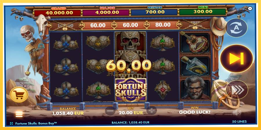 Игровой аппарат Fortune Skulls Bonus Buy - игра на реальные деньги, картинка 3