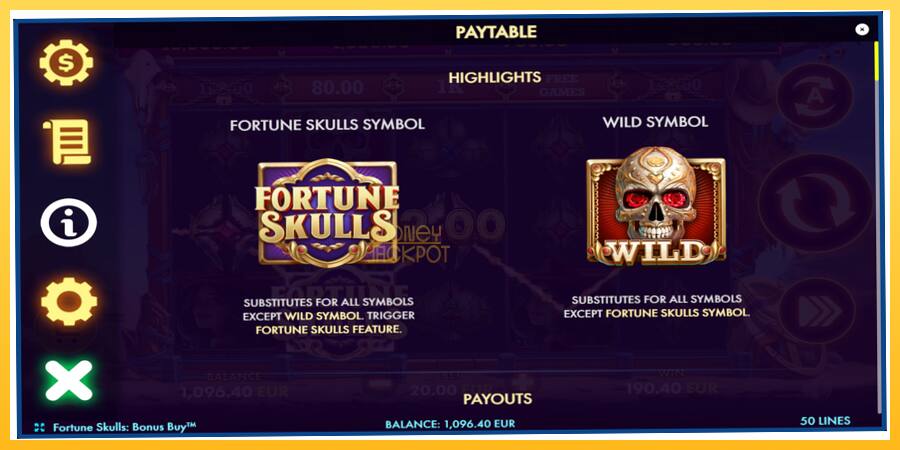 Игровой аппарат Fortune Skulls Bonus Buy - игра на реальные деньги, картинка 5