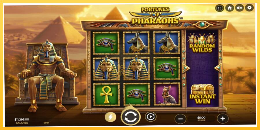 Игровой аппарат Fortunes of Pharaohs - игра на реальные деньги, картинка 2