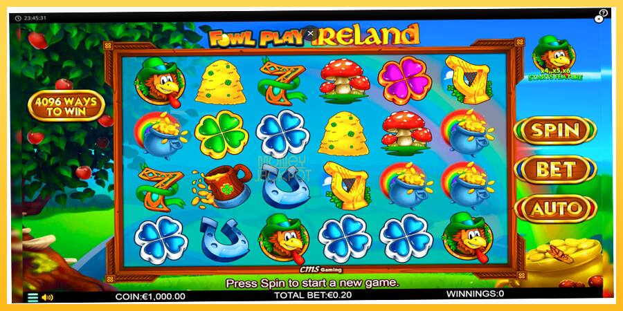 Игровой аппарат Fowl Play Ireland - игра на реальные деньги, картинка 1