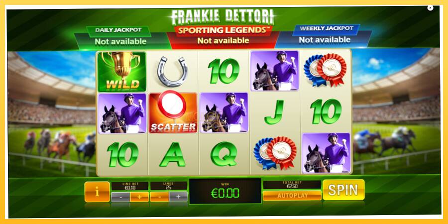 Игровой аппарат Frankie Dettori Sporting Legends - игра на реальные деньги, картинка 2