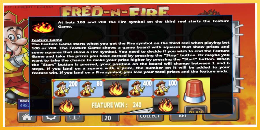 Игровой аппарат Fred-N-Fire - игра на реальные деньги, картинка 5