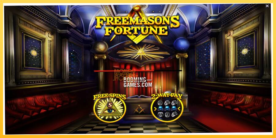 Игровой аппарат Freemasons Fortune - игра на реальные деньги, картинка 1