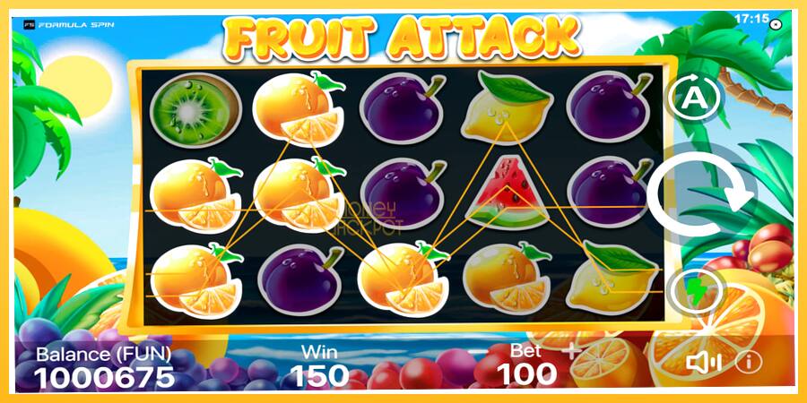 Игровой аппарат Fruit Attack - игра на реальные деньги, картинка 2