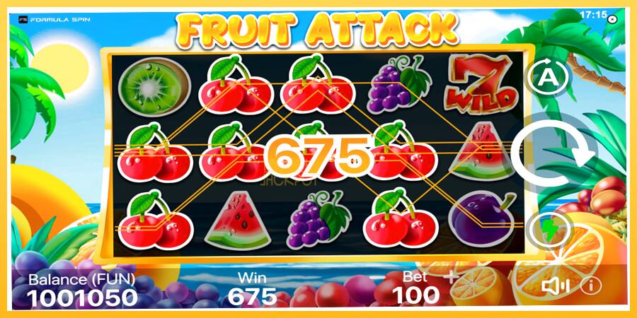 Игровой аппарат Fruit Attack - игра на реальные деньги, картинка 3