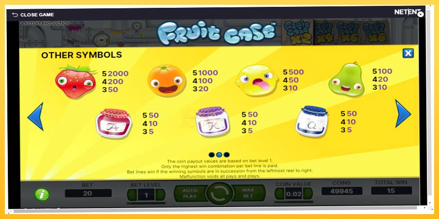 Игровой аппарат Fruit Case - игра на реальные деньги, картинка 6