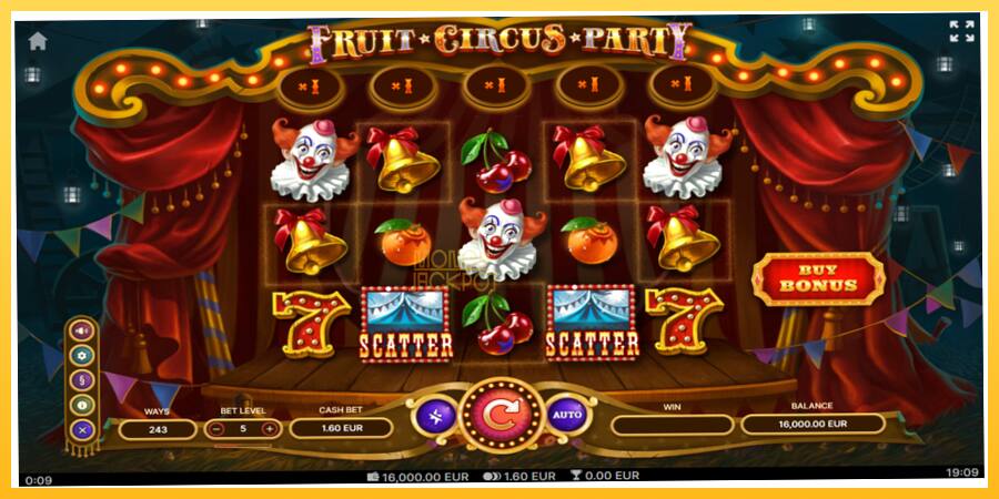 Игровой аппарат Fruit Circus Party - игра на реальные деньги, картинка 2