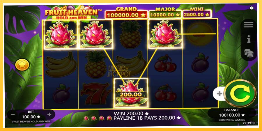 Игровой аппарат Fruit Heaven Hold and Win - игра на реальные деньги, картинка 3