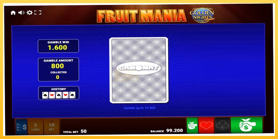 Игровой аппарат Fruit Mania Golden Nights - игра на реальные деньги, картинка 4