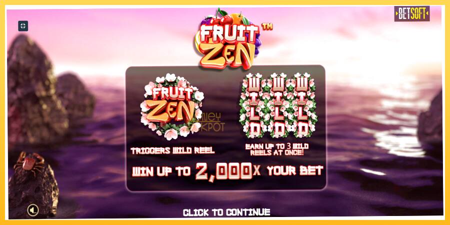 Игровой аппарат Fruit Zen - игра на реальные деньги, картинка 1