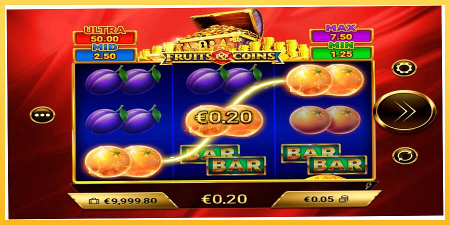 Игровой аппарат Fruits & Coins - игра на реальные деньги, картинка 3